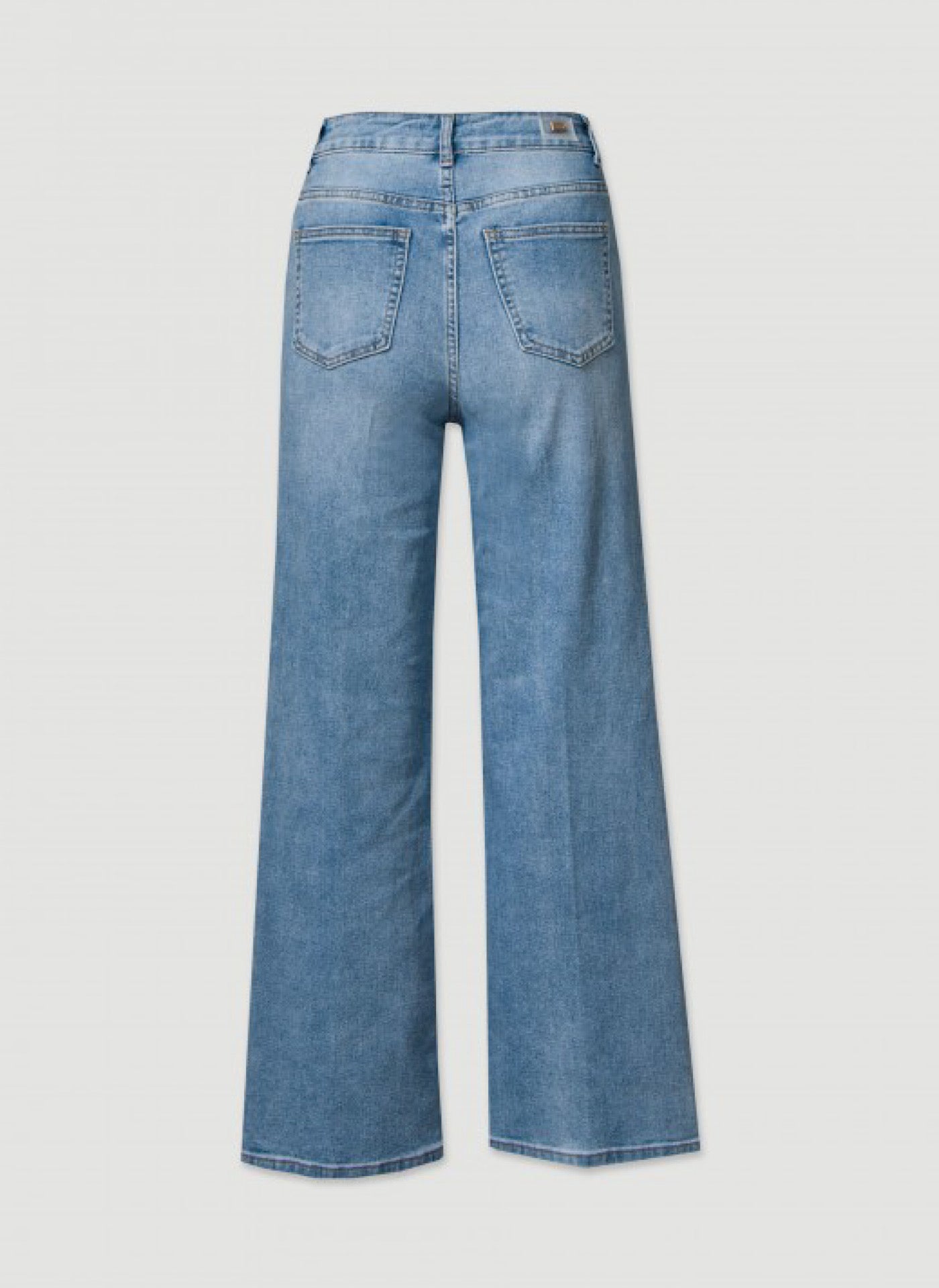 Jeans jambes larges bleu Back