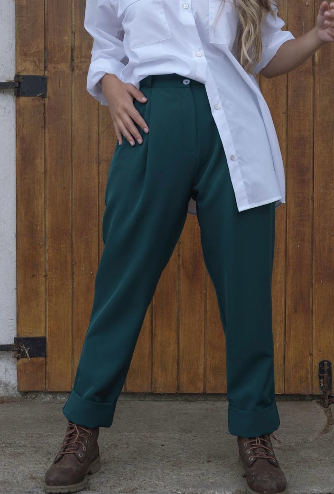 Pantalon Joana vert